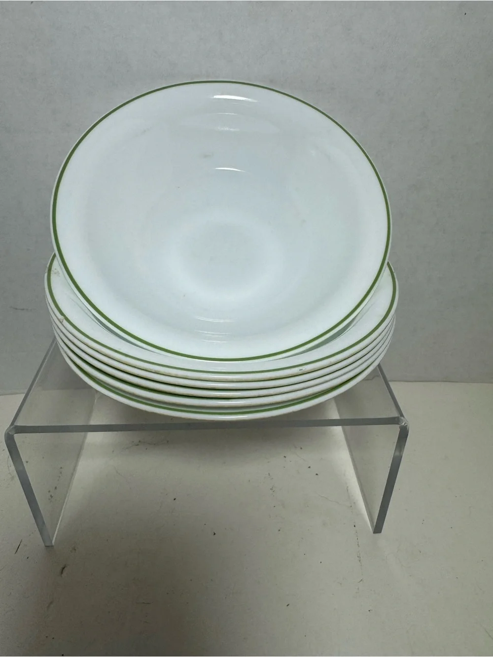 6CORELLE shadow Iris 7.2 516 ounce flared rim cereal, soup salad bowls